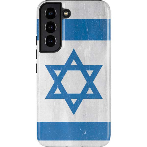 Israel Flag Distressed Galaxy S22 Pro Case